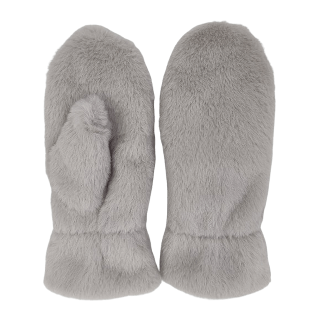 Faux Fur Mittens