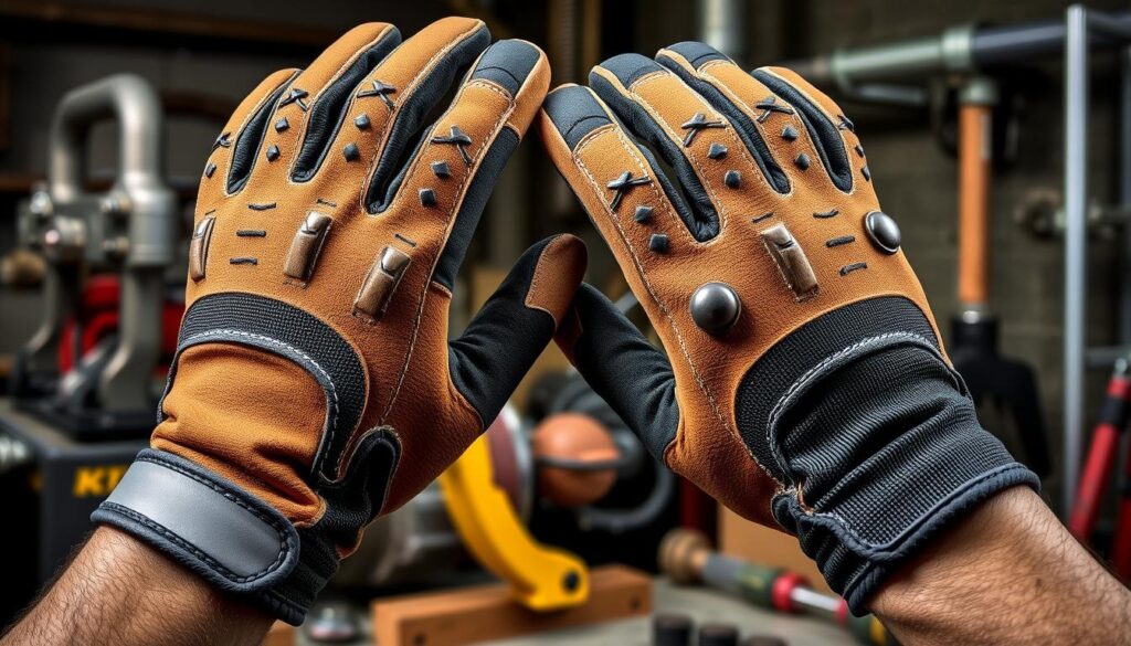 heavy-duty work gloves