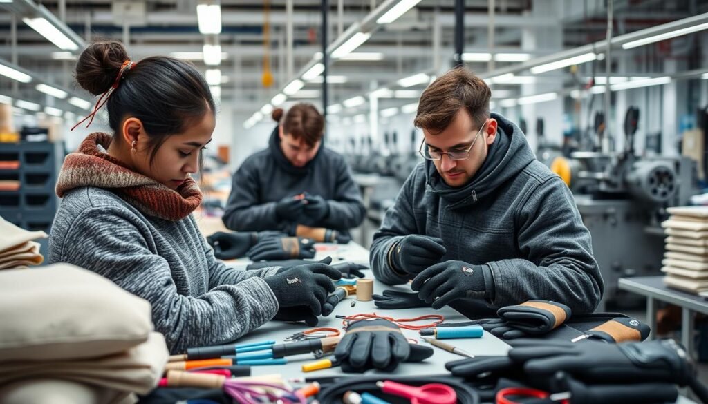 glove production