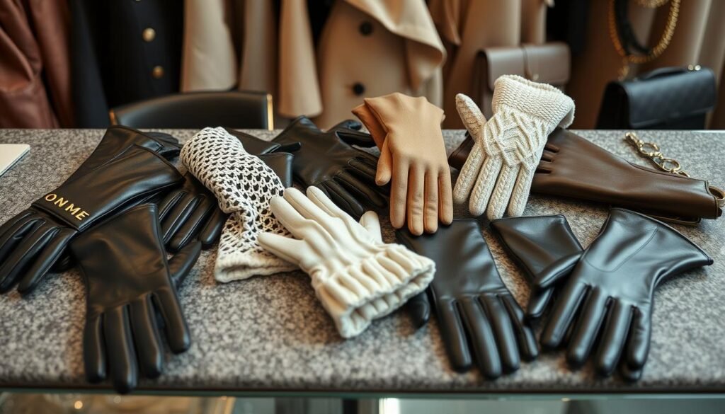 types of gloves fashion women's